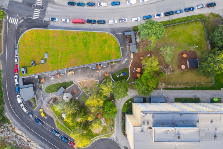 Dronarfoto_Oxelvagens-forskola