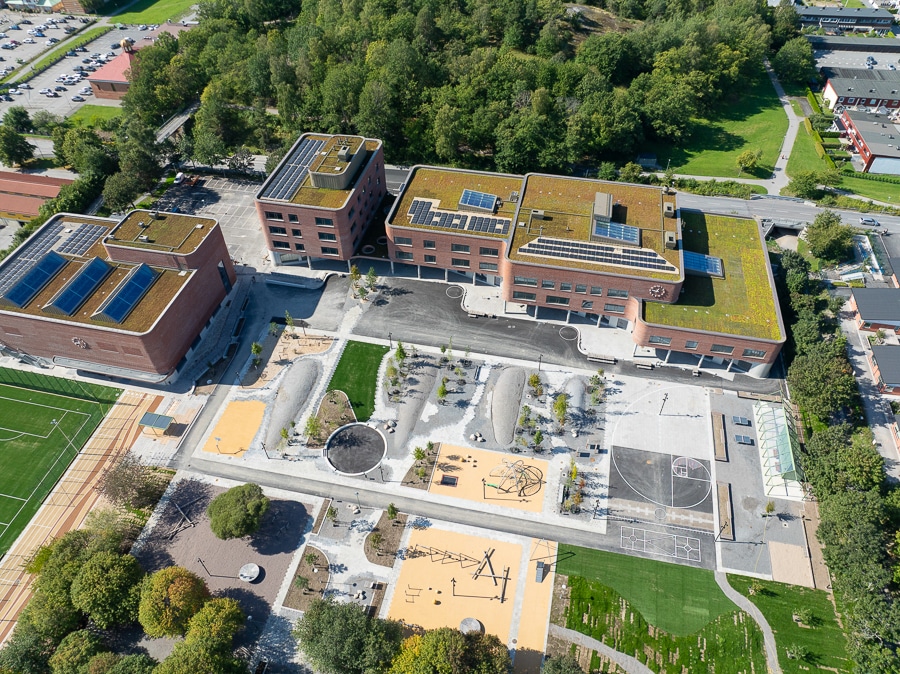 Eleonoraskolan - tegelkvalité. 15 arkitekturfotograf eleonoraskolan barabild 9