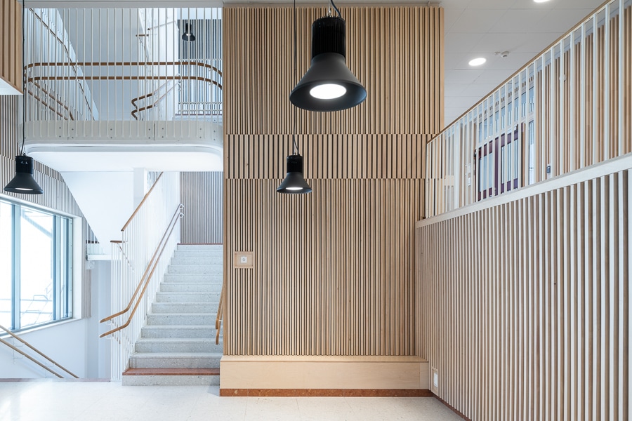 Eleonoraskolan - tegelkvalité. 6 arkitekturfotograf eleonoraskolan barabild 9