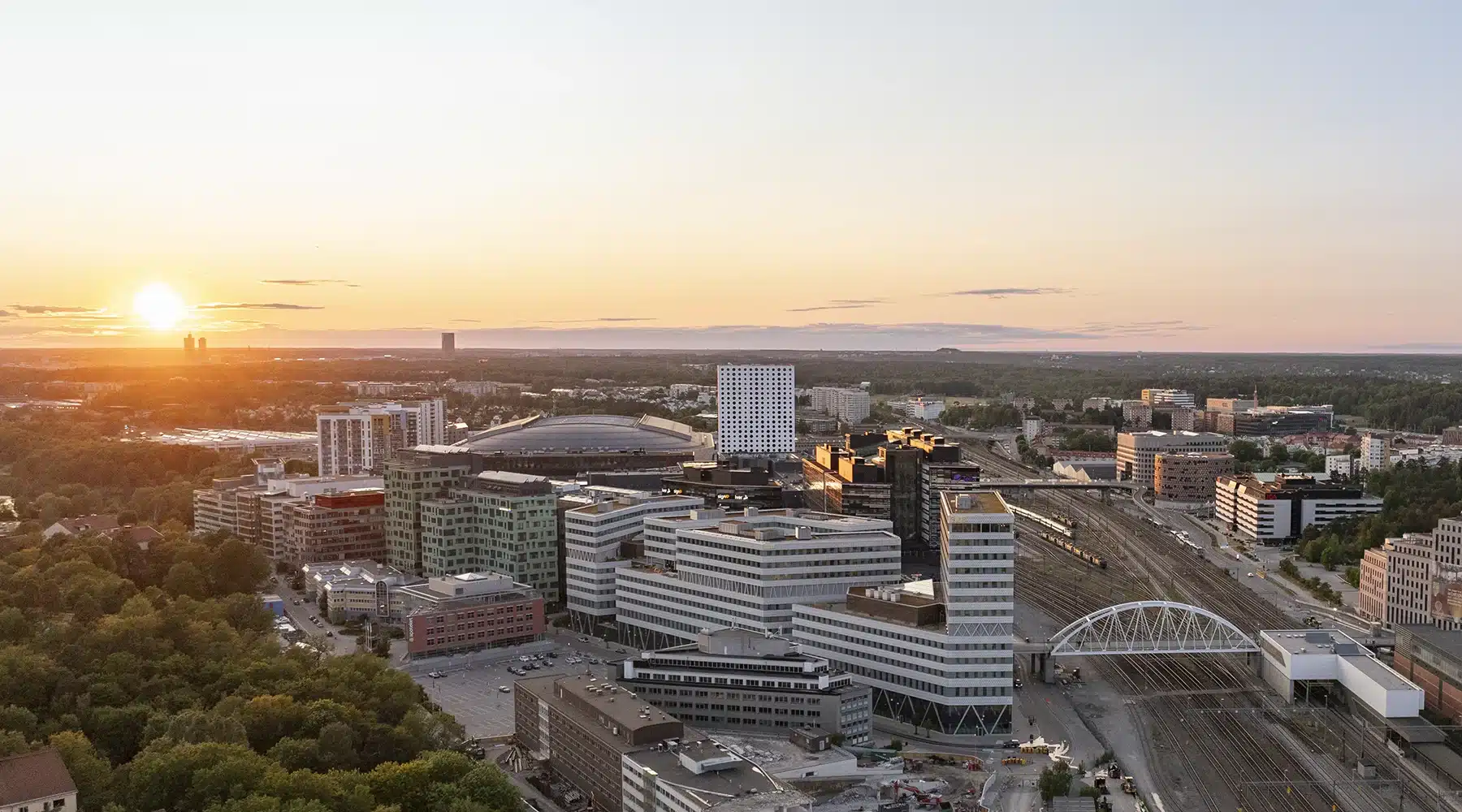 Drönarfoto - stillbilder och film från luften 1 Drönarfoto över Stockholm | Barabild